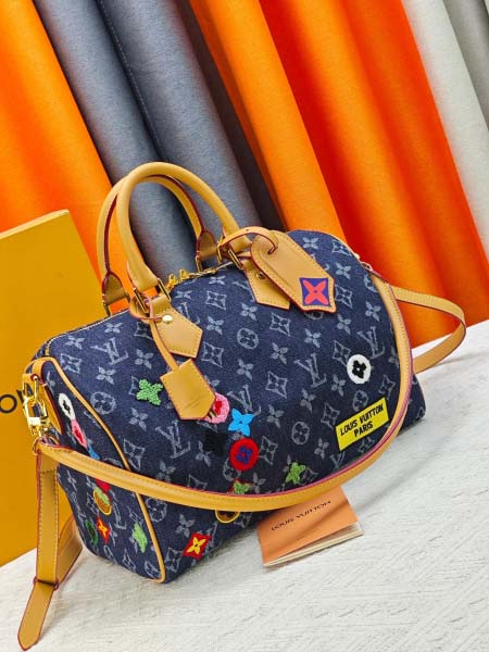 2026年8月8日入荷ヴィトンバッグM13282 Speedy Soft 30  5  Monogram Denim   人気の新作/誕生日プレゼント/ZC工場