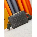 2026年8月8日入荷ヴィトンバッグM28628 M69443 M45320 M46602 M69827  Trio  Monogram Eclipse  0  25 x 18.5 x 7 (CM)人気の新作/誕生日プレゼント/ZC工場
