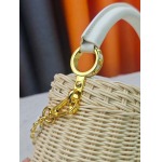 2026年8月8日入荷ヴィトンバッグM28548 M28549   Capucines  Rattan  Monogram  LV   21 x 14 x 8 (CM)人気の新作/誕生日プレゼント/ZC工場