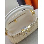2026年8月8日入荷ヴィトンバッグM28548 M28549   Capucines  Rattan  Monogram  LV   21 x 14 x 8 (CM)人気の新作/誕生日プレゼント/ZC工場