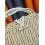 2026年8月8日入荷ヴィトンバッグM28548 M28549   Capucines  Rattan  Monogram  LV   21 x 14 x 8 (CM)人気の新作/誕生日プレゼント/ZC工場