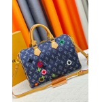 2026年8月8日入荷ヴィトンバッグM13282 Speedy Soft 30  5  Monogram Denim   人気の新作/誕生日プレゼント/ZC工場