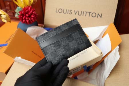 2026年10月15日新作高品質Louis Vuitton 財布E CARTES DOUBLE M62170，Monogram Eclipse /LH工場