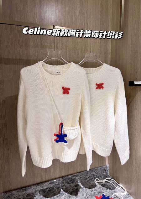 2026年10月6日入荷秋冬新作Celineニット女性用ファ...
