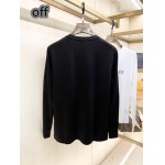 2026年10月12日入荷新作 off white長袖Tシャツ /（ブランドタグ（ネームタグ）の後縫い）JX工場