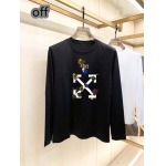 2026年10月12日入荷新作 off white長袖Tシャツ /（ブランドタグ（ネームタグ）の後縫い）JX工場