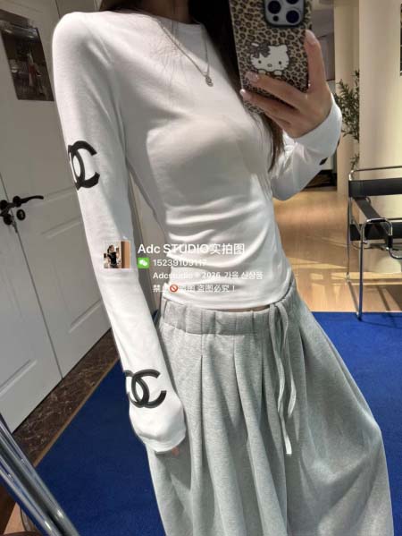 2026年10月14日入荷秋冬新作Chaneltシャツ女性用...