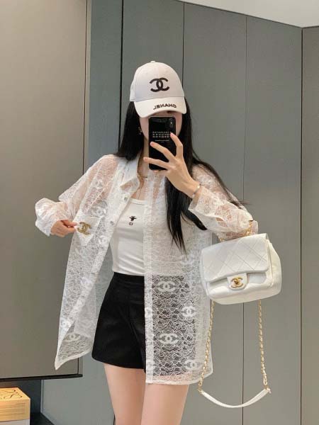 2026年10月15日入荷秋冬新作Chanelシャツ女性用フ...