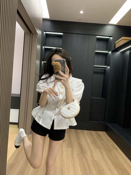2026年10月15日入荷秋冬新作Chanelシャツ女性用フ...