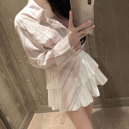 2026年10月15日入荷秋冬新作Chanelシャツ女性用フ...