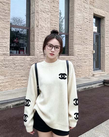 2026年10月15日入荷秋冬新作Chanel長袖女性用ファ...