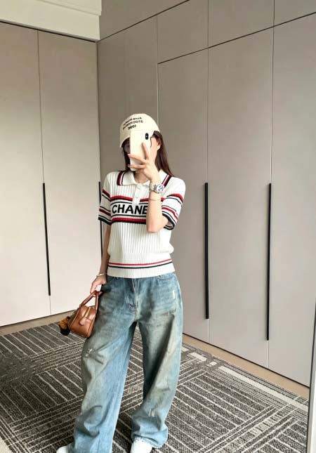 2026年10月15日入荷秋冬新作Chanelニットの半袖女...