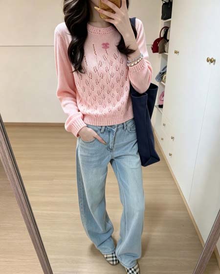 2026年10月15日入荷秋冬新作Chanel長袖女性用ファ...