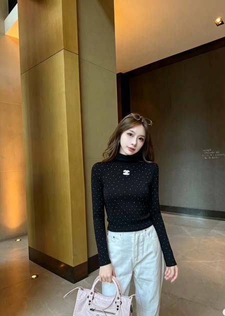 2026年10月15日入荷秋冬新作Chanel長袖女性用ファ...