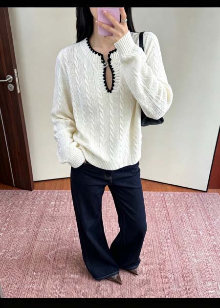 2026年10月15日入荷秋冬新作Chanel長袖女性用ファ...