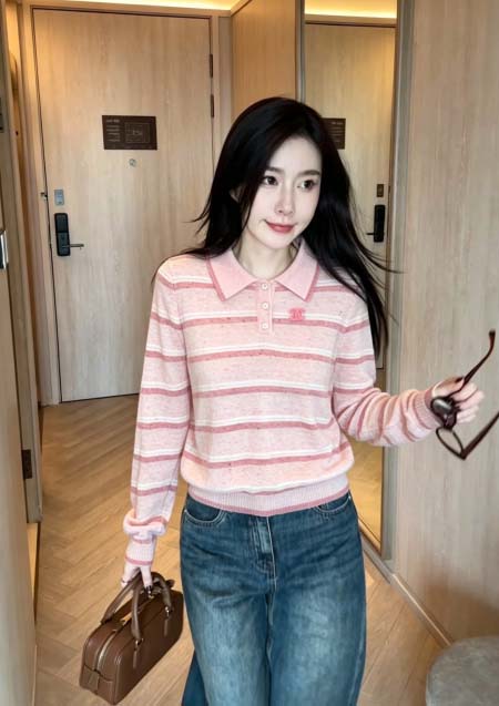 2026年10月15日入荷秋冬新作Chanel長袖女性用ファ...