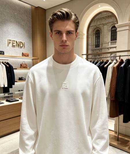 2026年10月26日入荷秋冬新作Fendi長袖Tシャツ高級...