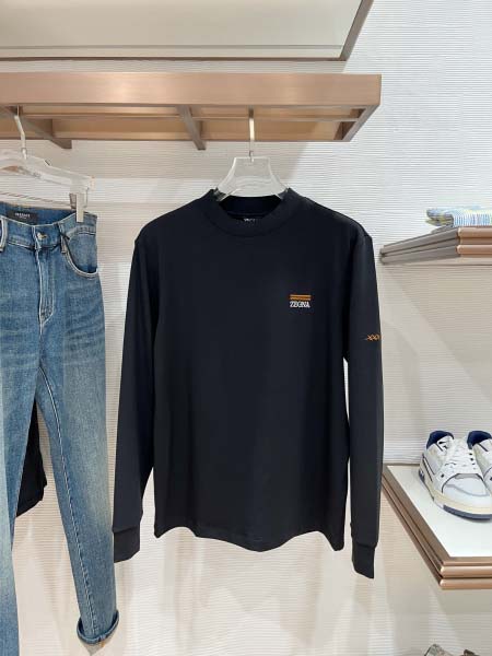 2026年10月26日入荷秋冬新作Zegna長袖Tシャツ高級...