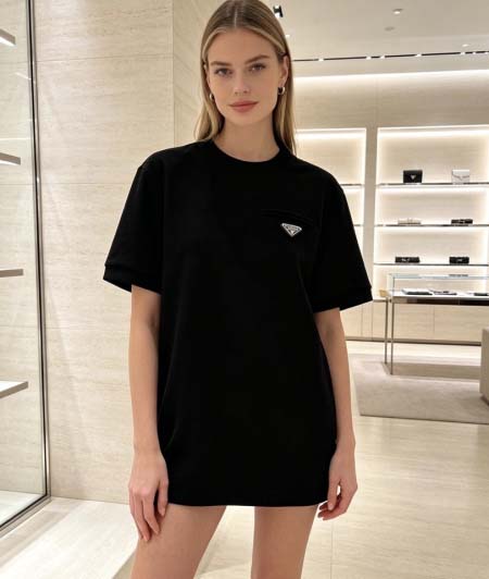 2026年10月26日入荷秋冬新作Prada半袖Tシャツ高級...