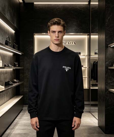 2026年10月26日入荷秋冬新作Prada長袖Tシャツ高級...