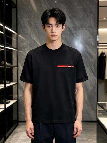 2026年10月26日入荷秋冬新作Prada半袖Tシャツ高級...